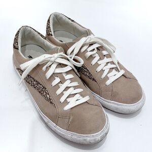 Madewell Sidewalk Glitter Sparkles Sneakers Size 7.5